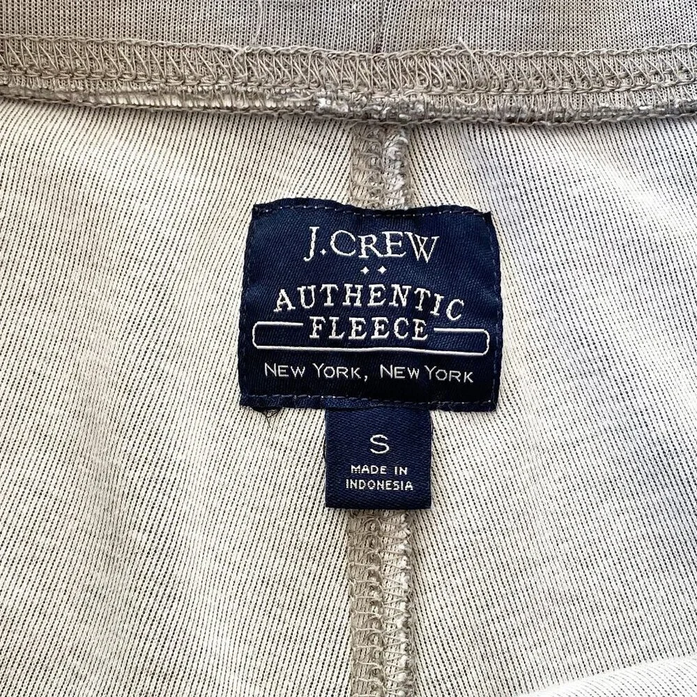 J.Crew Heather Gray Zip Pocket Jogger Sweatpants S